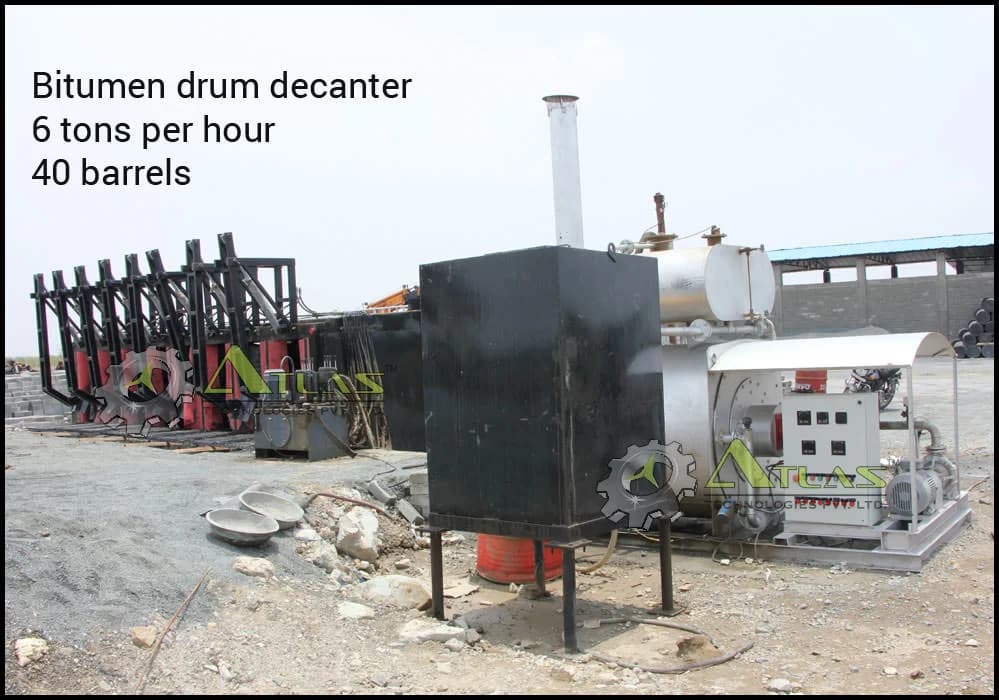 bitumen-drum-melting-unit