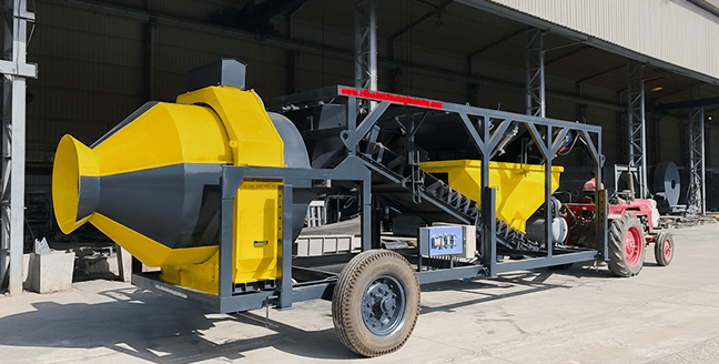 Reversible Mixer Concrete Batching Plants