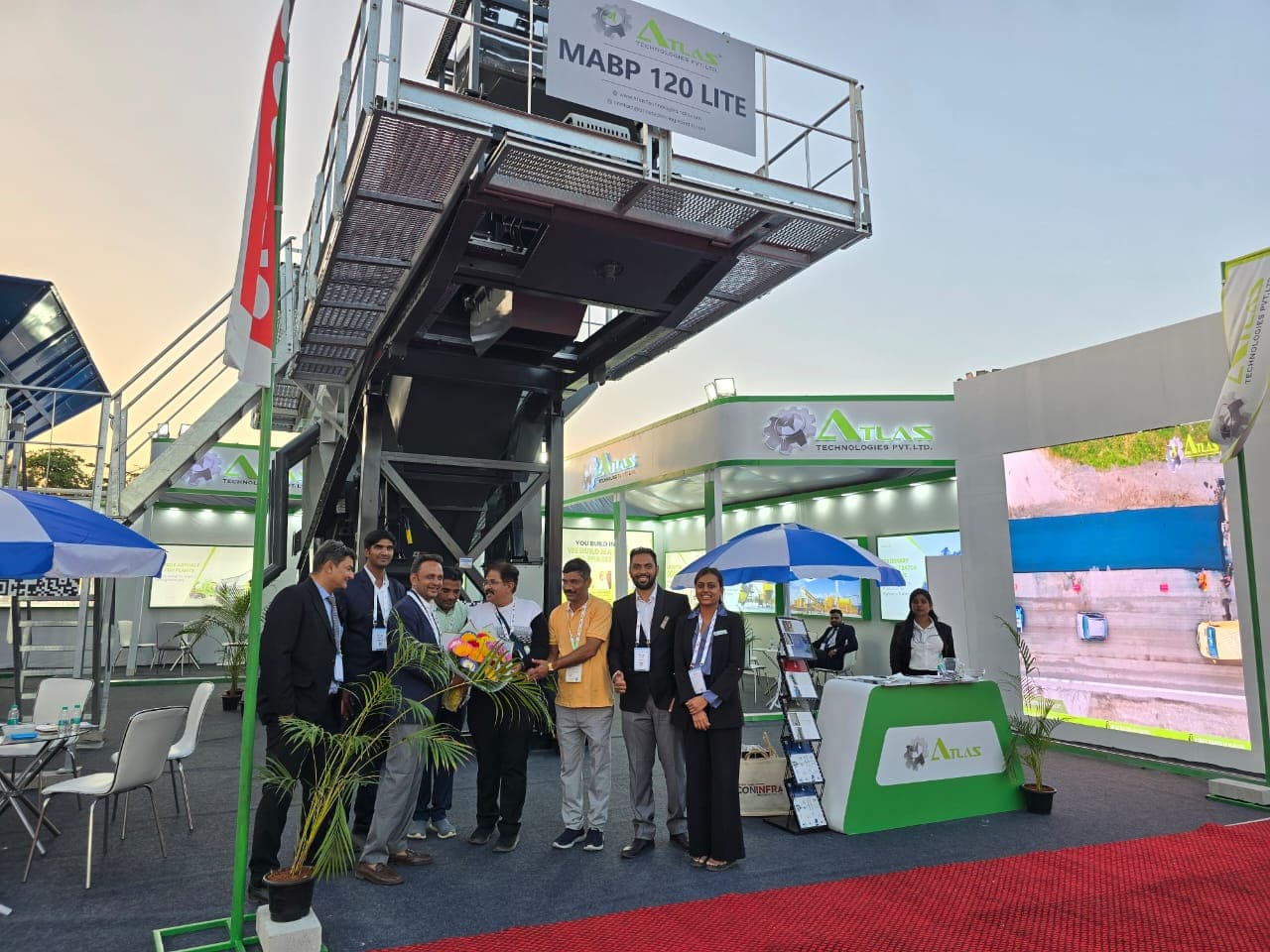 Live demonstration of Atlas equipment at EXCON 2025