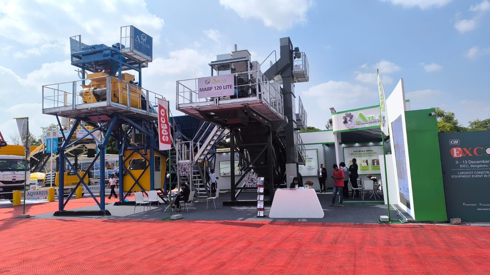 Atlas Technologies product display at EXCON 2025