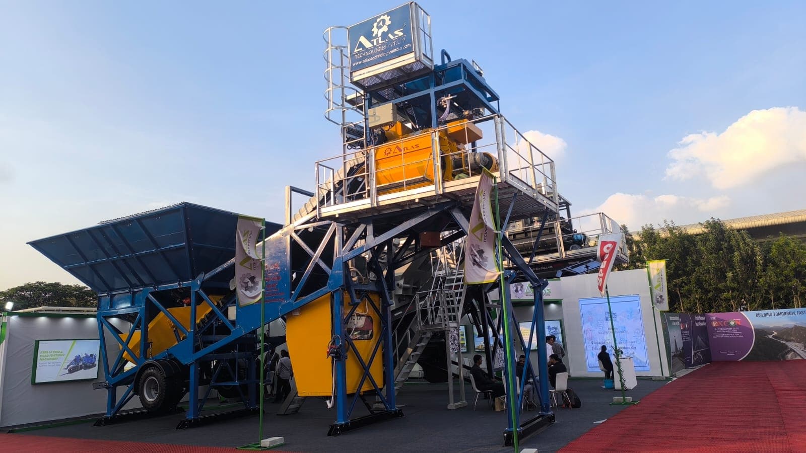 MABP 120-160 LITE mobile asphalt batch plant launch at EXCON 2025