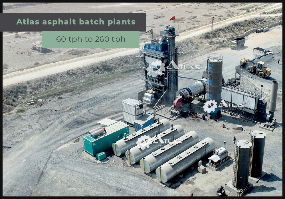 batch asphalt mixing plants