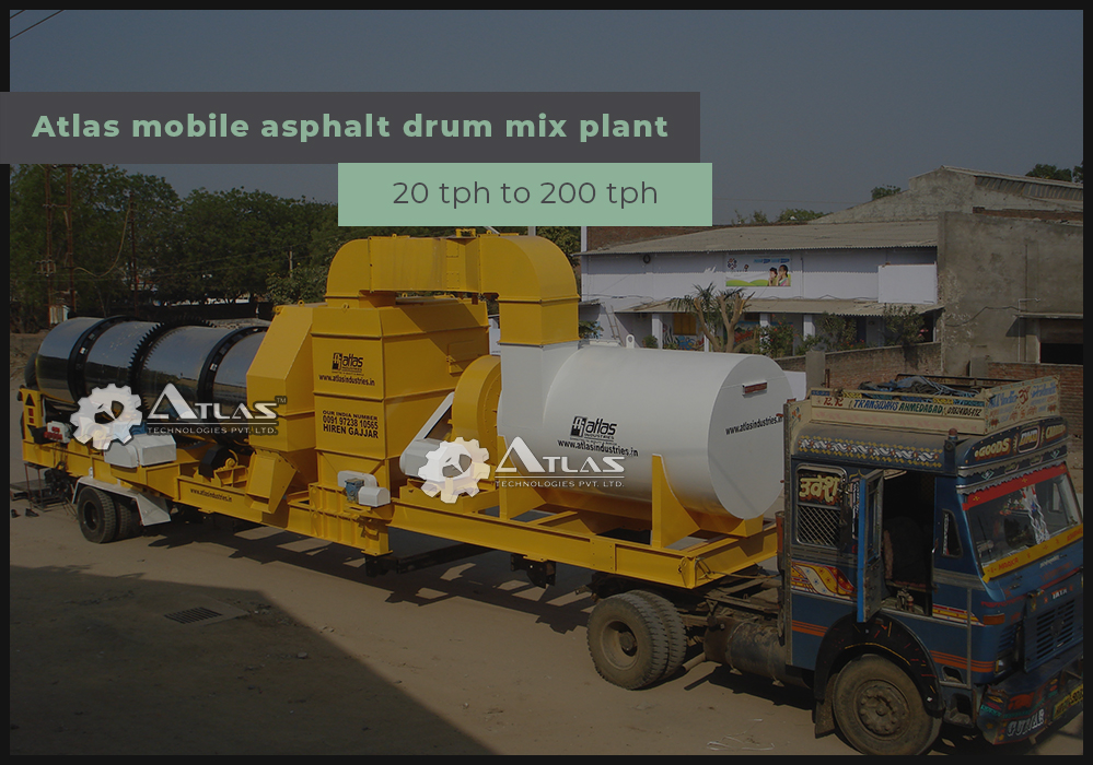 mobile asphalt drum mix plants