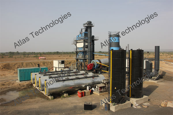 260 tph asphalt batch mixing plant