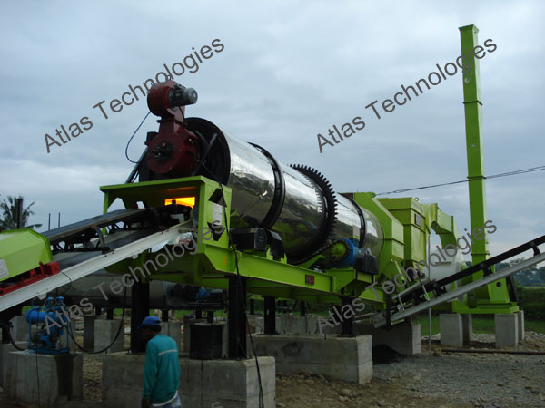 Asphalt drum plant in Philippines