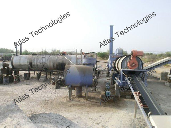 Mobile hot mix plant of 60-90 tph in Oman