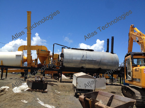 Mobile asphalt mixing plant: 40-60 tph in American Samoa