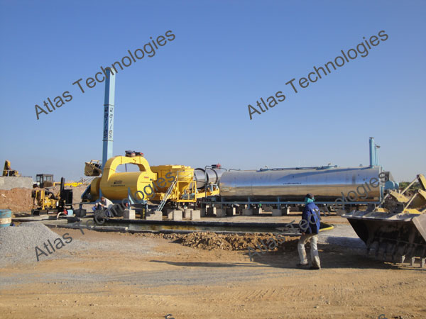 Semi mobile asphalt mix plant in Morocco