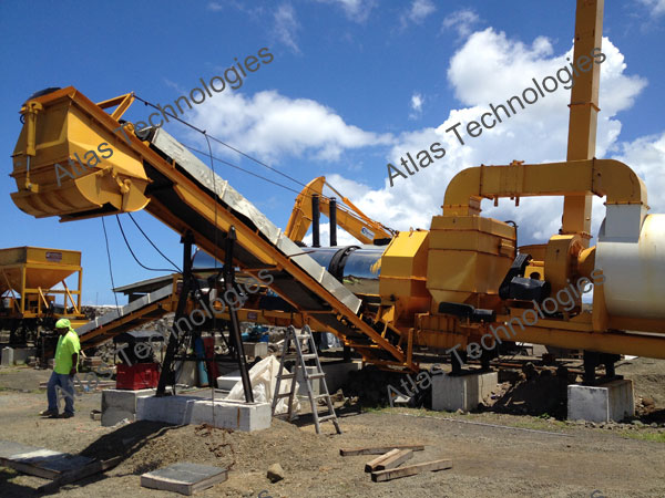 Mobile asphalt mixing plant: 40-60 tph in American Samoa