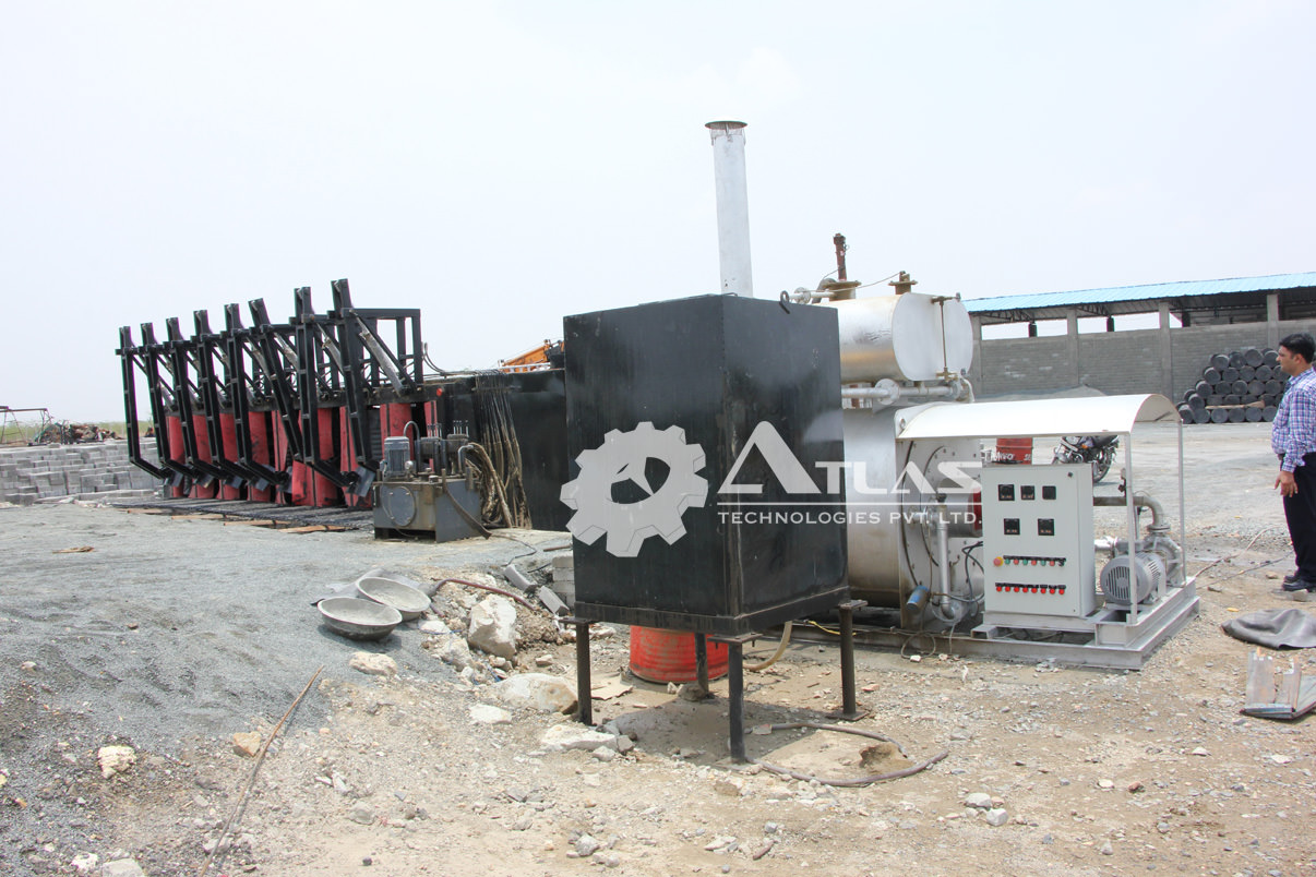 7 tph bitumen drum melting unit near Pali, India