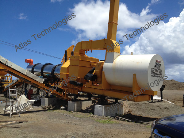 Mobile asphalt mixing plant: 40-60 tph in American Samoa