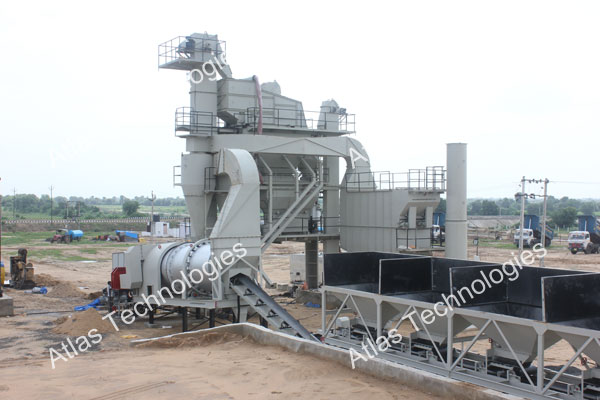 Asphalt batch mix plant of 120 tph near Radhanpur, Gujarat