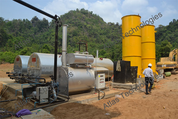 80 tph asphalt batch mix plant in Myanmar