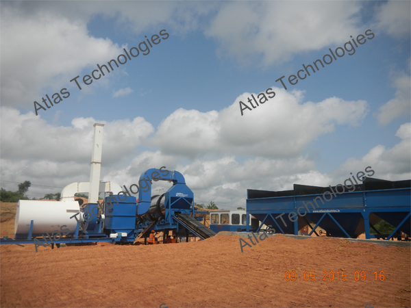 Counterflow asphalt mix plant Cote d ivoire.