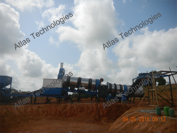 Counterflow asphalt mix plant Cote d ivoire.