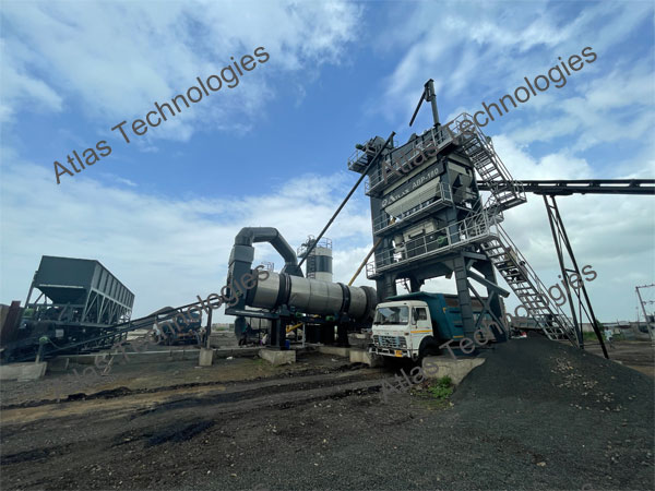 180 tph hot asphalt batching plant