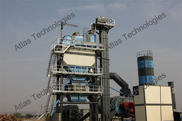 260 tph hot asphalt batch plant