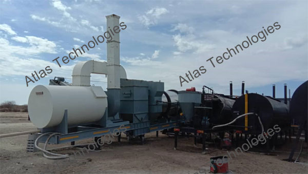 Mobile Asphalt Batch Mix Plant Installed in Botswana