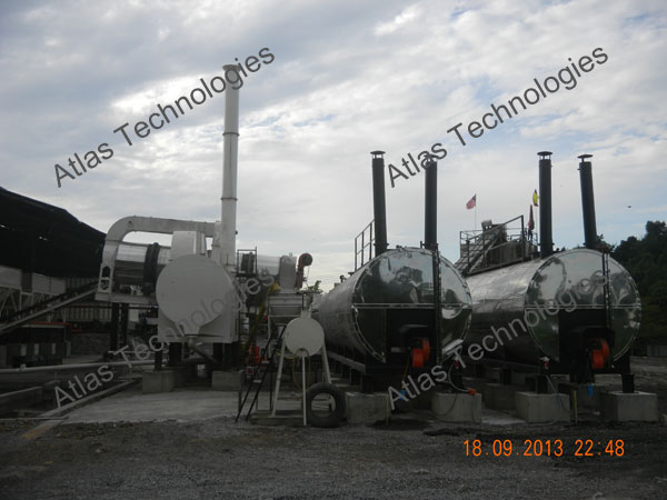 Counterflow asphalt plant in Malaysia