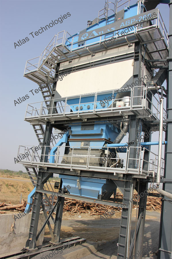 260 tph asphalt batch mixing plant