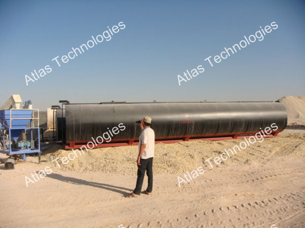 Soil stabilization plant and drum mix asphalt plant in Libya