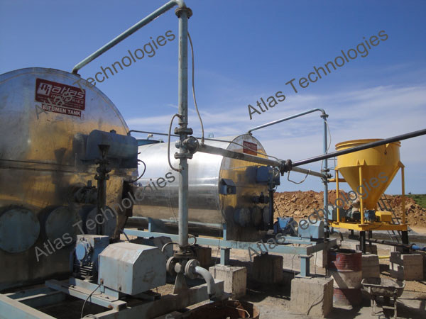 Semi mobile asphalt mix plant in Morocco