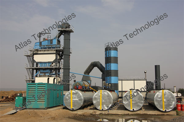 260 tph hot asphalt batch plant