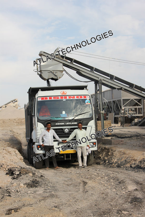 Single drum counter flow plant near Phalodi, India