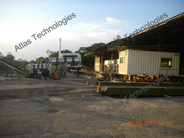 Counterflow asphalt plant in Malaysia