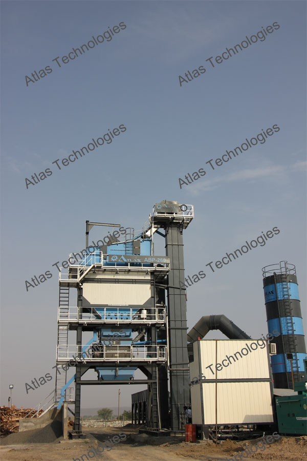 260 tph hot asphalt batch plant