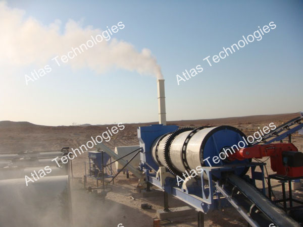 Soil stabilization plant and drum mix asphalt plant in Libya