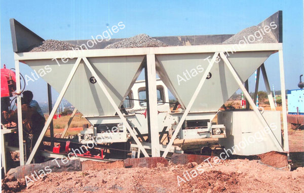 Portable asphalt drum mix plant