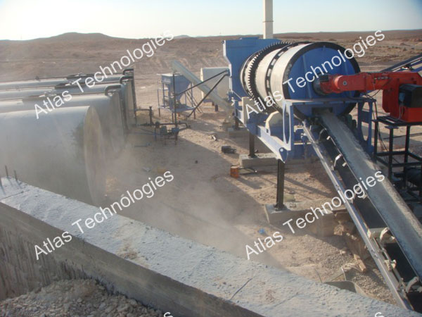 Soil stabilization plant and drum mix asphalt plant in Libya