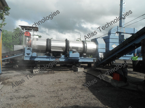 Portable drum mix plant 40-60 tph in Samoa