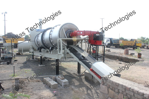 Asphalt mixer installed in India