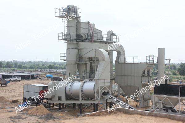 Asphalt batch mix plant of 120 tph near Radhanpur, Gujarat