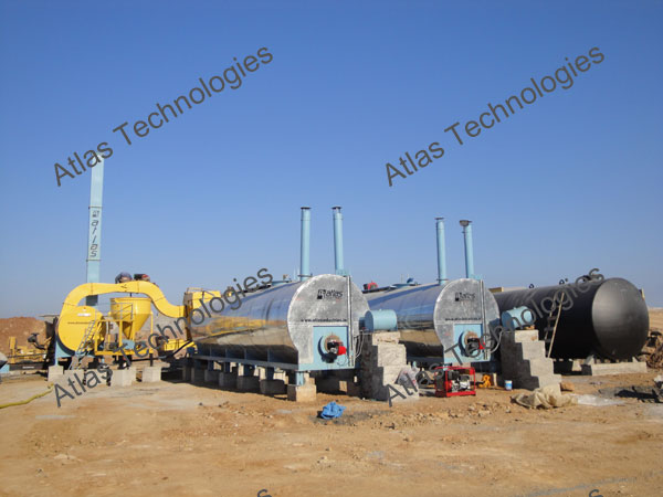 Semi mobile asphalt mix plant in Morocco