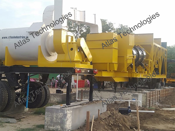 Small asphalt drum mixer Myanmar