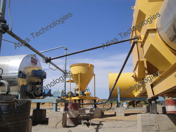 Semi mobile asphalt mix plant in Morocco