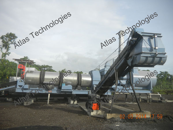 Portable drum mix plant 40-60 tph in Samoa