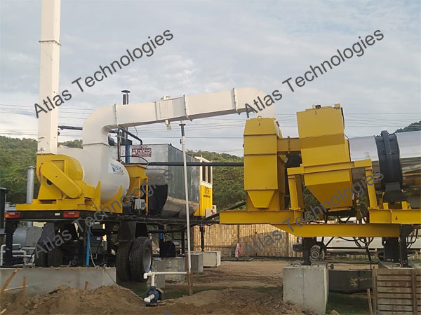 Small asphalt drum mixer Myanmar