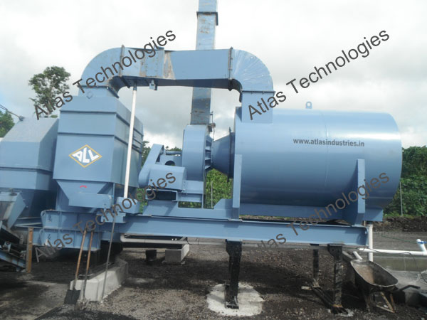 Portable drum mix plant 40-60 tph in Samoa