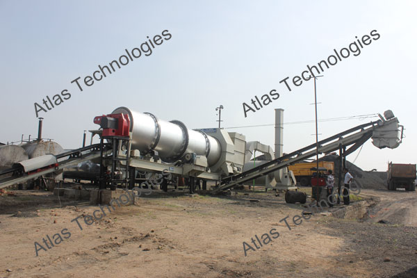 Asphalt mixer installed in India