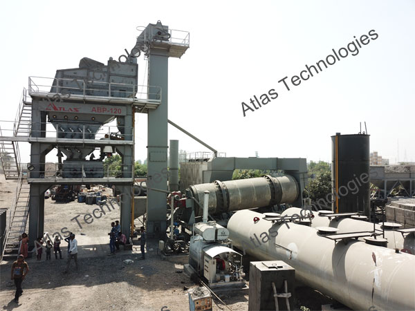 120 tph Asphalt Mixing Plant Installed Near Surat 