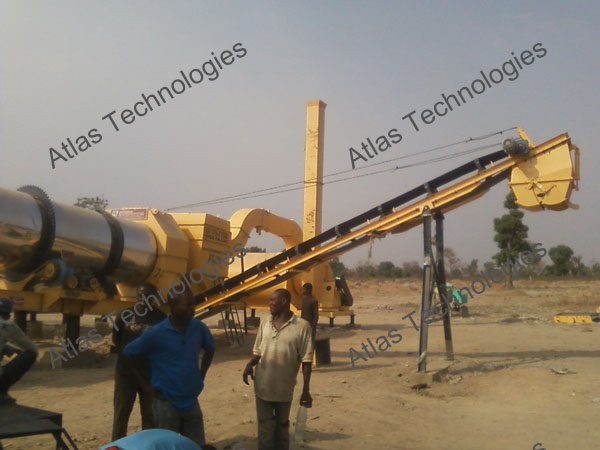 Drum mix plant installed in Nigeria