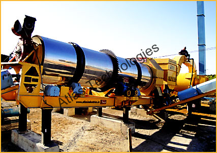 Semi mobile asphalt drum mix plant