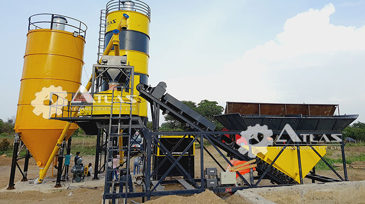 Portable Concrete Batch Mix Plant