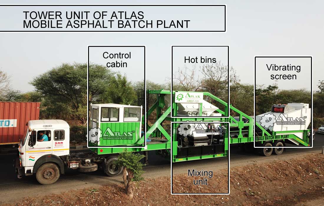 Mobile Tower Unit for Asphalt Plant