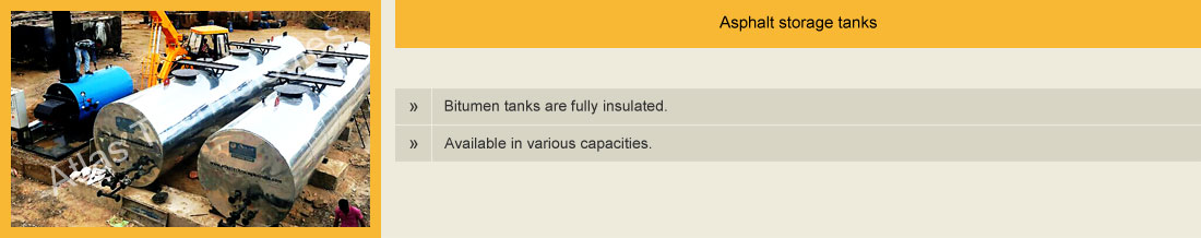 Asphalt Bitumen tanks