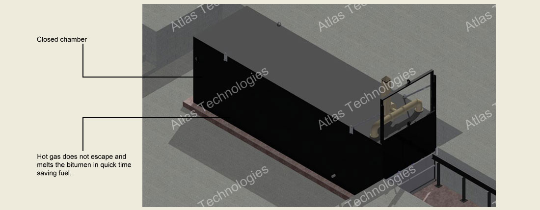 bitumen drum melter